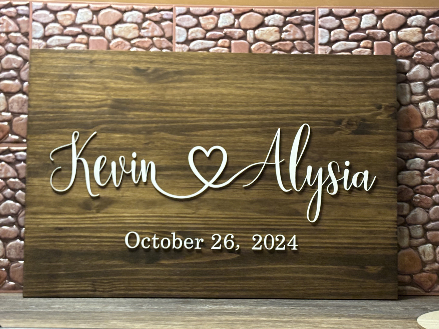 Wedding sign